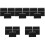 25Pcs Console Mixer Fader Cap Replacement Black Rubber Slider Knobs 4