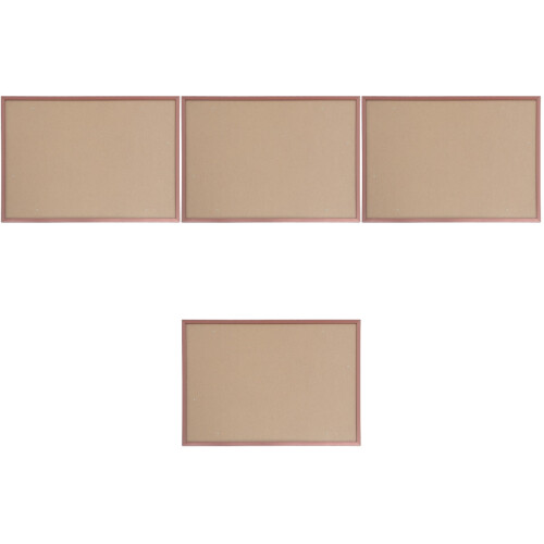 4Pcs A3 Metal Poster Frames Brown Display Frames for Wall and Tabletop 2