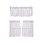 2Pcs White Lace Half Curtains Short Window Curtains for Kitchen Use 2