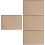4Pcs A3 Metal Poster Frames Brown Display Frames for Wall and Tabletop 6