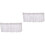 2Pcs White Lace Half Curtains Short Window Curtains for Kitchen Use 5