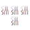 24Pcs Soft Polyester Graduation Tassel Charms for Cap Decor Assorted 5