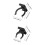 80Pcs Black Plastic Kitchen Kickboard Clips Snap Design 10