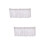 2Pcs White Lace Half Curtains Short Window Curtains for Kitchen Use 7