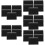 25Pcs Console Mixer Fader Cap Replacement Black Rubber Slider Knobs 11