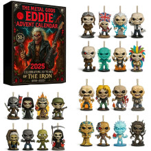 (Iron Maiden Countdown Calendar) 2025 Iron Maiden Advent Calendar for Kids - 24 Days Christmas Countdown Calendar, Music Themed Xmas Gift