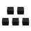 5Pcs Watch Storage Box Black PU Display Case for Men 2