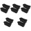 10Pcs Black Silicone Grease Cup Liners Reusable for Clean Kitchen Use 4
