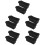 10Pcs Black Silicone Grease Cup Liners Reusable for Clean Kitchen Use 7