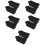 10Pcs Black Silicone Grease Cup Liners Reusable for Clean Kitchen Use 8