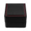 5Pcs Watch Storage Box Black PU Display Case for Men 7