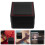 5Pcs Watch Storage Box Black PU Display Case for Men 8