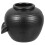 3Pcs Black Ceramic Jar Fountain for Front Yard Water Feature 2