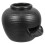 3Pcs Black Ceramic Jar Fountain for Front Yard Water Feature 3