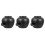 3Pcs Black Ceramic Jar Fountain for Front Yard Water Feature 6
