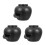 3Pcs Black Ceramic Jar Fountain for Front Yard Water Feature 7