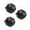 3Pcs Black Ceramic Jar Fountain for Front Yard Water Feature 8