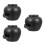 3Pcs Black Ceramic Jar Fountain for Front Yard Water Feature 9