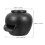 3Pcs Black Ceramic Jar Fountain for Front Yard Water Feature 11