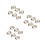 300Pcs Sturdy Metal Roller Buckles Adjustable Strap Buckles Gold Tone 6