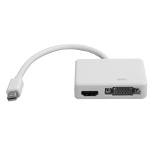 Gold Plated Mini Dp To Hdmi Converter Adapter With Hdmi Repeater Function, Compact Design Plug And Play For Surface Pro Macbook Pro Imac