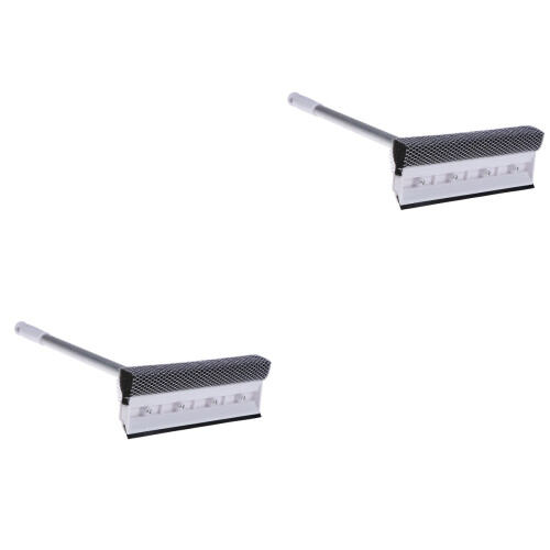 2pcs Telescoping Squeegee Cleaner Window Wiper 2