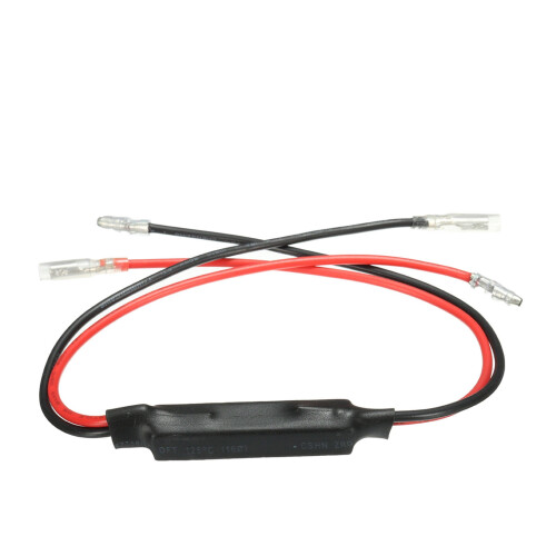 2X 10W Motorcycle Bike Turn Signal Indicator LED Load Resistor Decoder Fix Error 1