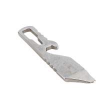 Mini Crowbar EDC Tools Lightweight Titanium Alloy Pry Bar with Bottle Opener and Carabiner Clip Compact Multi Tool for Outdoor and Home Use