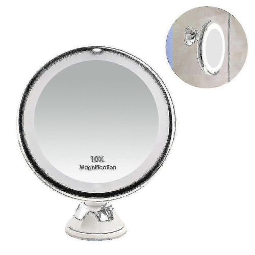 Makeup Mirror With 10x Zoom and Adjustable Lighting for Eyes 1