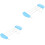 2Pcs Dishwasher-Safe Toaster Warming Rack Sky-Blue Silicone Iron 4