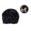 3Pcs Black Women Sleeping Cap Solid Color Hair Care Hat 11