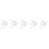 5Pcs Graduation Caps White Polyester Tassel Cap for 2024 Ceremony 10