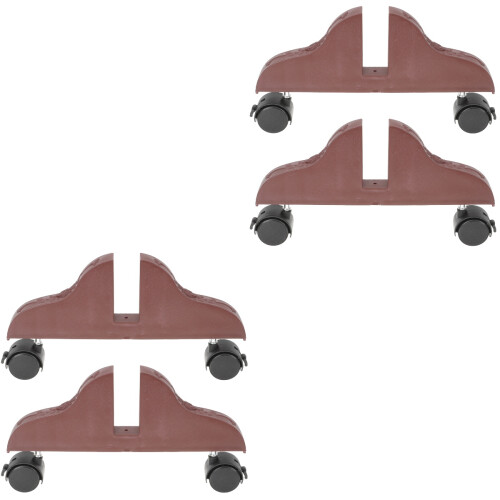 4Pcs Easy-Fix White Divider Stands for Room and Office Privacy Clips 1