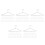 100Pcs Wire Metal Doll Clothes Hangers Silver Coat Rack Organizer 7