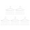 100Pcs Wire Metal Doll Clothes Hangers Silver Coat Rack Organizer 8