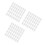 120Pcs White Plastic Clips for Clothes Storage Drying Kids Lightweight 6