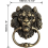 Antique Bronze Lion Door Handle Classical Lion Head Knocker 4