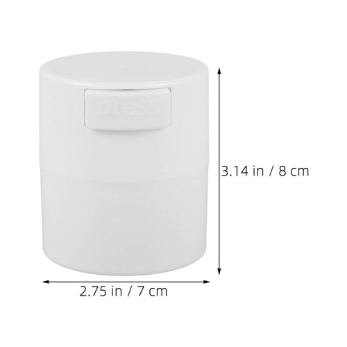 6Pcs White Plastic Lash Glue Holders Airtight Storage for Lash Tools 1