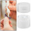 6Pcs White Plastic Lash Glue Holders Airtight Storage for Lash Tools 8