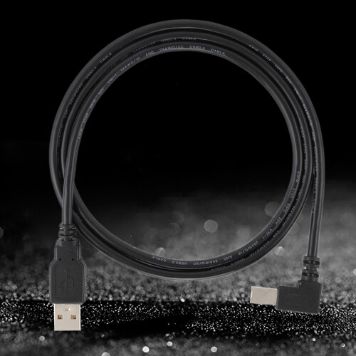 Heavy Duty Usb Cable with Reinforced Connector, Suitable for Devices with Square Usb Interface, Plug and Play for Instant Data Sync and Charge, Dual 2