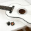 2Pcs Assorted Color Guitar Pick Holder Case Wood Keychain Organizer 5