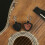 2Pcs Assorted Color Guitar Pick Holder Case Wood Keychain Organizer 7