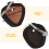 2Pcs Assorted Color Guitar Pick Holder Case Wood Keychain Organizer 9
