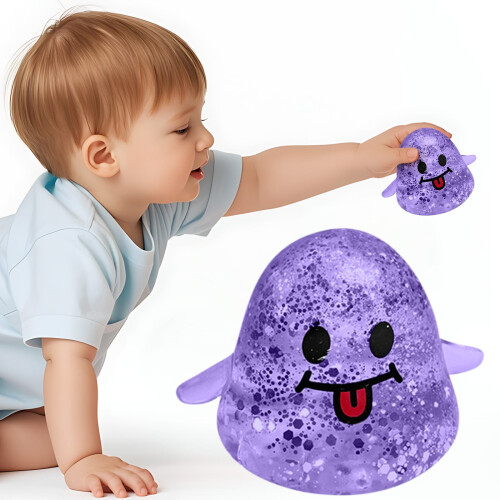 Senzorická hračka Fidget Ghost s třpytivým stresem, 1 kus 1