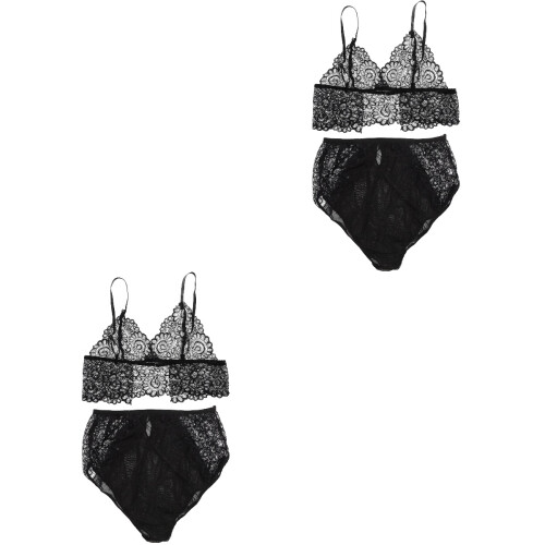 2Sets Black Bikini Set for Elegant and 1