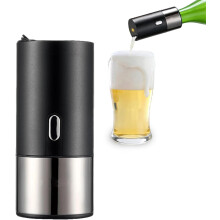 Electric Beer Foam Maker for Bottled Beer – Portable Dispenser, Creates Ultra-Fine Foam; Compatible with Standard Bottles