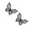 2Pcs Black Silicone Butterfly Eyeliner Stencil Precise Eye Makeup Tool 5