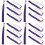 16Pcs Purple Polyester Graduation Tassel Charms for Hat Accessories 6