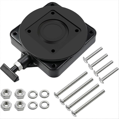 2Pack 2207003 Low-Profile Swivel Base Compatible with for Ca-Nnon 3991913 Downrigger Mount 1
