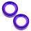 8Pcs Purple Finger Moistening Tool Sponge Cup for Handling 2